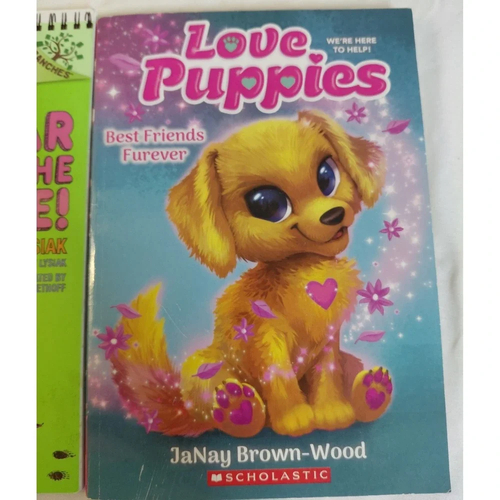 Scholastic Chapter Books Love Puppies Best Friends Furever & Bear On The Loose